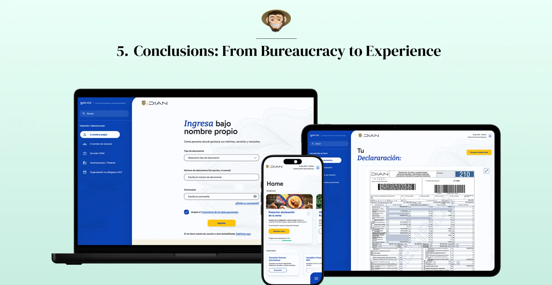 5. Conclusions: From Bureaucracy to Experience